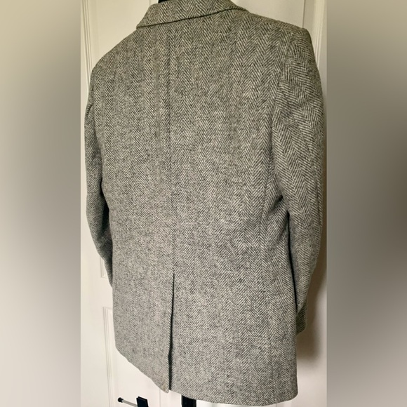 Vintage Harris Tweed Herringbone Blazer Size40 - Picture 3 of 14